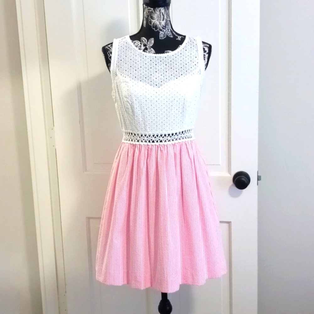 🆕️ 💗Lilly Pulitzer💗 - Alivia Eyelet Seersucker Dress
